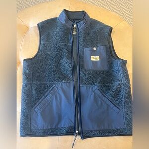 Howler Brothers Men's Blue Fleece Vest size Medium